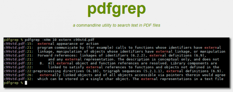 pdfgrep for windows